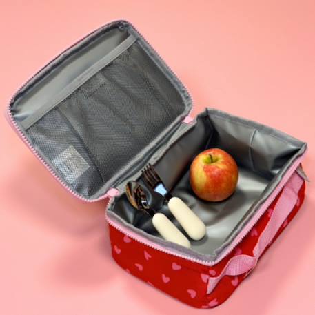 Lunch bag isotherme léopard Beige, marron+Marron, beige+Marron, noir+Rouge, rose 9 - vertbaudet enfant 