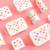 Lot de 4 boîtes à goûter cœurs Rose, orange, violet 6 - vertbaudet enfant 