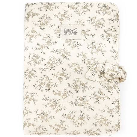 Protège carnet de santé knot miley Ecru, vert, noir 1 - vertbaudet enfant 