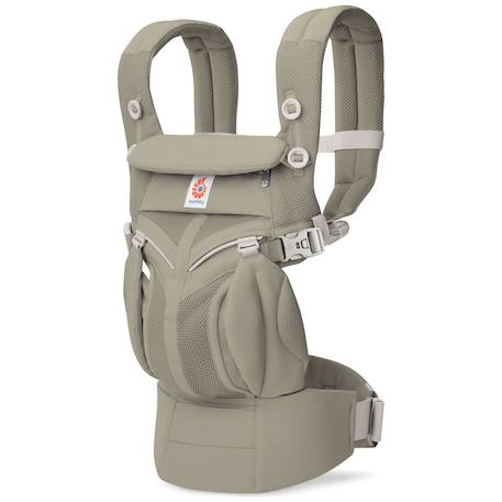 Porte bébé omni classic mesh natural Beige+Vert 9 - vertbaudet enfant 