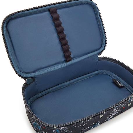 Trousse garçon kipling tissu synthétique imprimé dreamy geo Bleu / rose+Noir 8 - vertbaudet enfant 