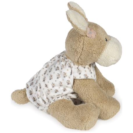 Âne en peluche botton fleurs Beige 4 - vertbaudet enfant 
