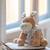 Âne en peluche botton fleurs Beige 6 - vertbaudet enfant 