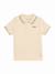 Polo garçon à manches courtes Beige+Bleu gris+Vert 1 - vertbaudet enfant 