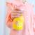 Gourde isotherme etoile (350 ml) Jaune, rose 3 - vertbaudet enfant 