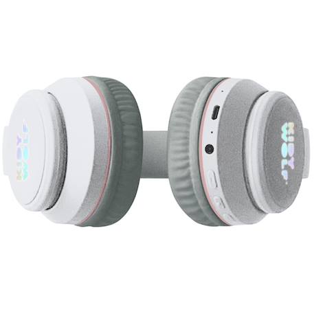 Casque audio Blanc, rose 4 - vertbaudet enfant 
