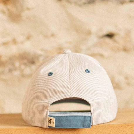 Casquette enfant petit amour (3-6 ans) Crème, bleu 4 - vertbaudet enfant 