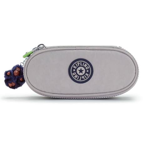 Trousse fille zippée nylon duobox kipling organisation 14 porte-stylos Bleu / rose+Gris / vert+Noir / bleu / blanc+Noir / bleu / gris 6 - vertbaudet enfant 