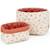 Lot de paniers de rangement matelassés berries Rose, bleu, écru 1 - vertbaudet enfant 