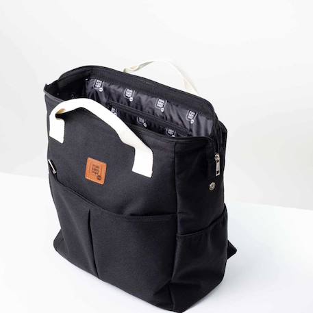 Sac à dos à langer avec passant valise Noir 5 - vertbaudet enfant 