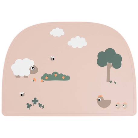 Set de table tiny farm Rose 1 - vertbaudet enfant 