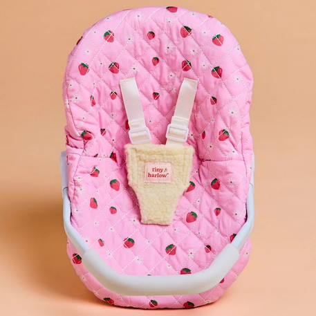 Siège-auto pour poupée fraise Rose, vert 2 - vertbaudet enfant 