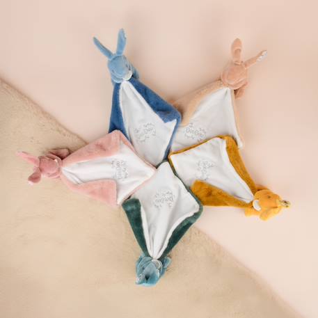Doudou bébé tout doux avec mouchoir – compagnon rassurant et facile à emporter dès la naissance Rose 6 - vertbaudet enfant 