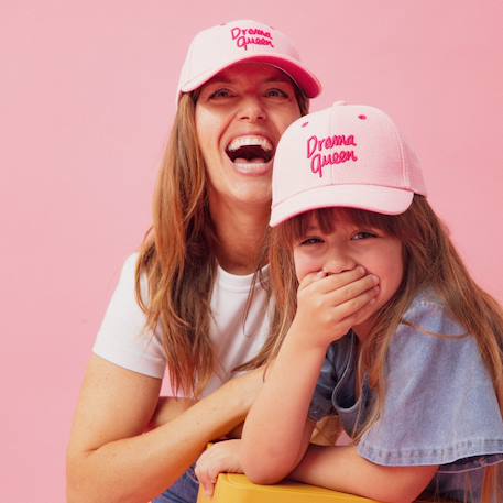 Casquette enfant drama queen denim (7-12 ans) Rose 5 - vertbaudet enfant 