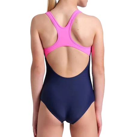 Maillot de bain fille 1 pièce Trick Marine 2 - vertbaudet enfant 