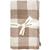 Lot de 3 langes vichy caramel (70 x 70 cm) Ecru, marron 2 - vertbaudet enfant 