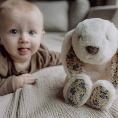 Peluche bruit blanc milo le lapin Beige+Blanc, bleu+Gris 11 - vertbaudet enfant 