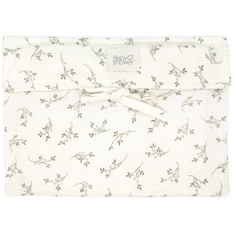 Pochette à vêtements olive bloom Blanc, vert, noir 1 - vertbaudet enfant 