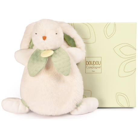 Doudou lapin bonbon (25 cm) Blanc, bleu+Blanc, vert 7 - vertbaudet enfant 