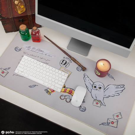Tapis de bureau hedwige - harry potter Blanc 2 - vertbaudet enfant 