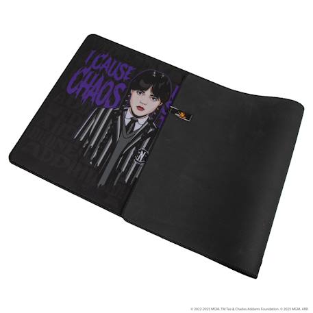 Tapis de bureau je sème le chaos - mercredi Noir 5 - vertbaudet enfant 