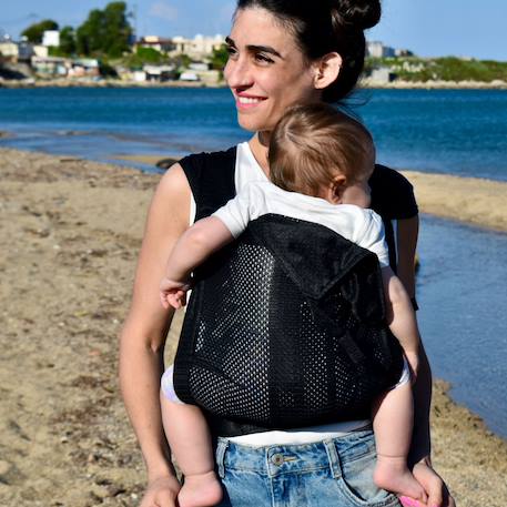 Porte-bébé black (6 mois et +) Noir 4 - vertbaudet enfant 