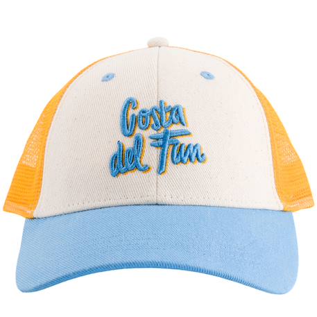 Casquette enfant trucker costa del fun (3-6 ans) Bleu, jaune 2 - vertbaudet enfant 