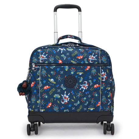 Sac à roulettes garçon kipling new storia en textile imperméable 41 cm Bleu / rouge / blanc+Bleu / violet 2 - vertbaudet enfant 
