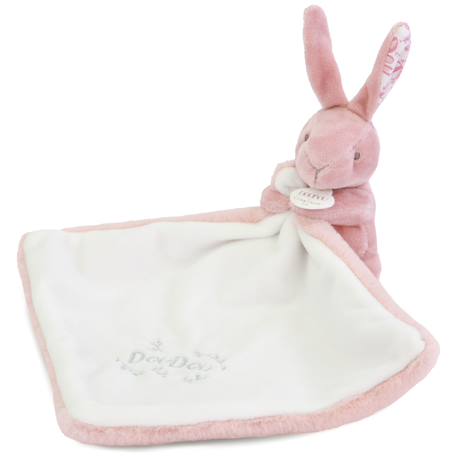 Doudou bébé tout doux avec mouchoir – compagnon rassurant et facile à emporter dès la naissance Rose 1 - vertbaudet enfant 