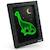 Kit création déco murale lumineuse kidyneon dinosaure Noir 3 - vertbaudet enfant 