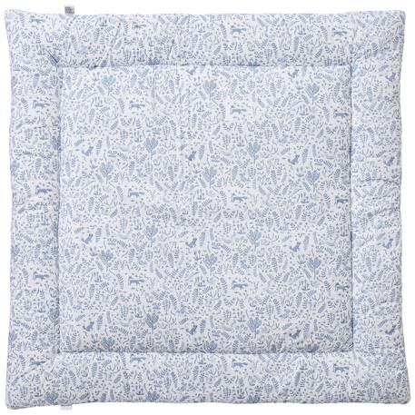 Tapis de jeu réversible et fond de parc forêt enchantée (100 x 100 cm) Bleu, blanc 2 - vertbaudet enfant 