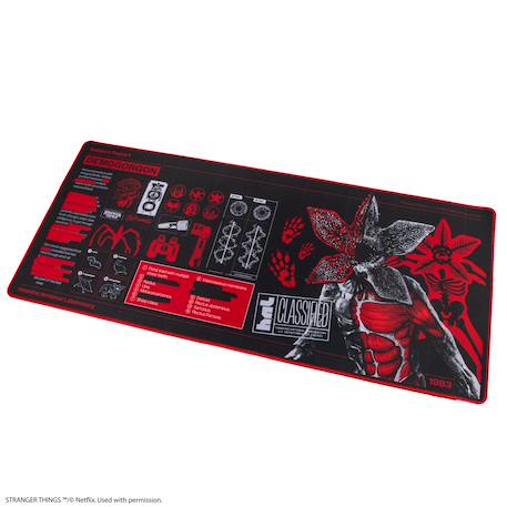 Tapis de bureau rapport : démogorgon - stranger things Noir 3 - vertbaudet enfant 