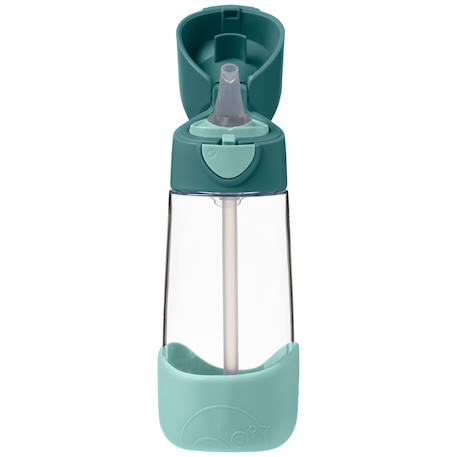 Gourde en tritan avec paille indigo (450 ml) Rose+Vert 8 - vertbaudet enfant 