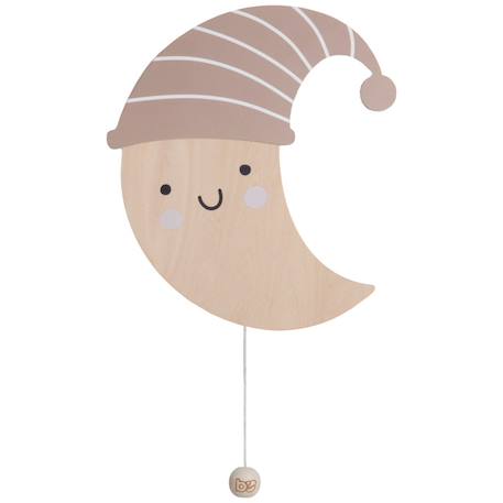 Applique murale en bois heaven lune Marron 1 - vertbaudet enfant 