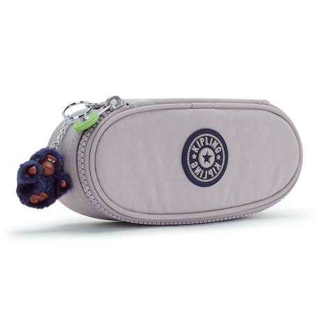 Trousse fille zippée nylon duobox kipling organisation 14 porte-stylos Bleu / rose+Gris / vert+Noir / bleu / blanc+Noir / bleu / gris 5 - vertbaudet enfant 
