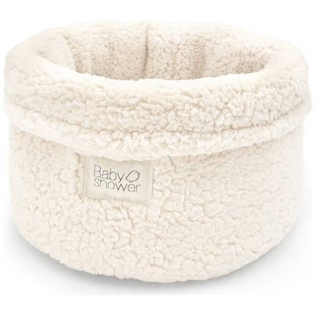 Panier de toilette mouton (18 cm) Ecru 1 - vertbaudet enfant 