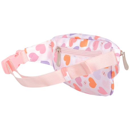 Sac banane cœurs Rose, orange, violet 2 - vertbaudet enfant 