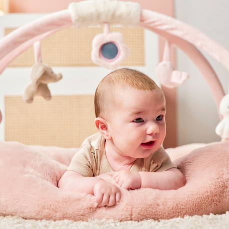 Tapis d'éveil avec arches fanfan (90 cm) Blanc, rose 5 - vertbaudet enfant 