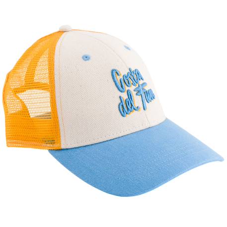 Casquette enfant trucker costa del fun (7-12 ans) Bleu, jaune 1 - vertbaudet enfant 