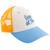 Casquette enfant trucker costa del fun (7-12 ans) Bleu, jaune 1 - vertbaudet enfant 