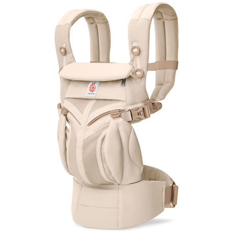 Porte bébé omni classic mesh natural Beige+Vert 4 - vertbaudet enfant 