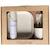 Coffret repas en silicone blush (3 pièces) Ecru 2 - vertbaudet enfant 