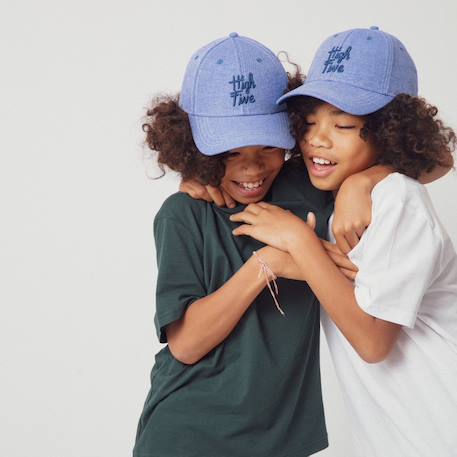 Casquette enfant high five denim (3-6 ans) Bleu 3 - vertbaudet enfant 