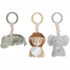 Jouet-Premier âge-Tapis d'éveil et portiques-Set de 3 jouets pour arche safari friends