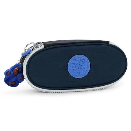 Trousse fille zippée nylon duobox kipling organisation 14 porte-stylos Bleu / rose+Gris / vert+Noir / bleu / blanc+Noir / bleu / gris 13 - vertbaudet enfant 
