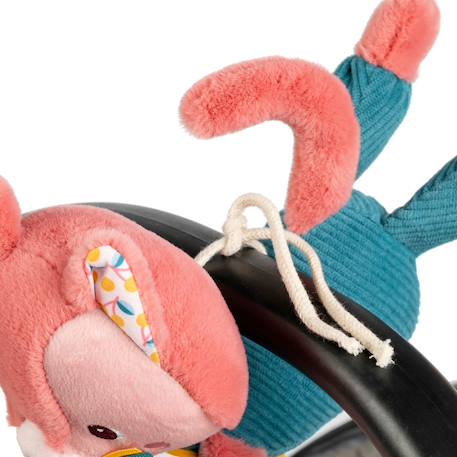 Peluche d'activités acti-nomade jeanne Rose, bleu, jaune 3 - vertbaudet enfant 