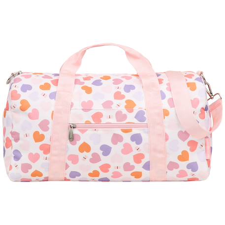 Sac de voyage cœurs Rose, orange, violet 2 - vertbaudet enfant 