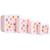 Lot de 4 boîtes à goûter cœurs Rose, orange, violet 1 - vertbaudet enfant 