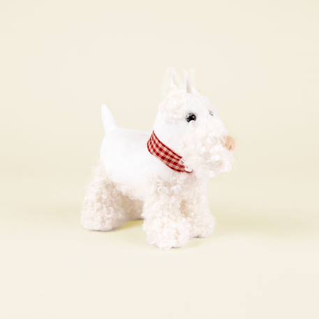 Lola le chien en peluche 17 cm Blanc 5 - vertbaudet enfant 
