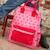 Sac à dos coeurs Rose, rouge 4 - vertbaudet enfant 